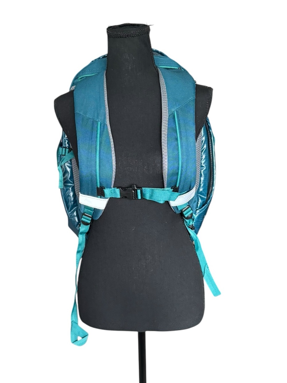 Embark Travel Backpack Carry On Laptop Hiking Teal Blue Lightweight 20L - Picture 2 of 8